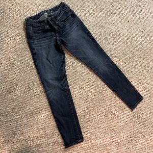 American eagle blue denim Jeggings